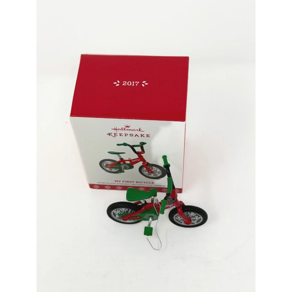 Hallmark Keepsake My First Bicycle 2017 Christmas Ornament Red Bike QGO1592